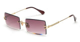 Small Rectangle Sunglasses Women