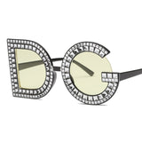 Diamond Round Sunglasses Women