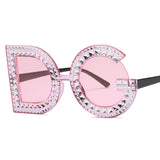 Diamond Round Sunglasses Women