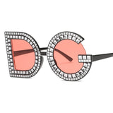 Diamond Round Sunglasses Women