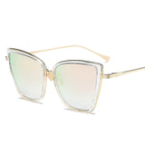 Alloy Cat Eye Sunglasses Women