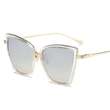 Alloy Cat Eye Sunglasses Women