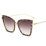 Alloy Cat Eye Sunglasses Women