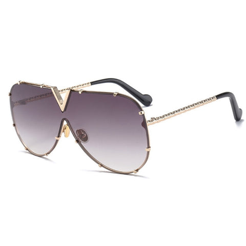 Metal Frame Sunglasses Women