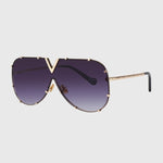 Metal Frame Sunglasses Women